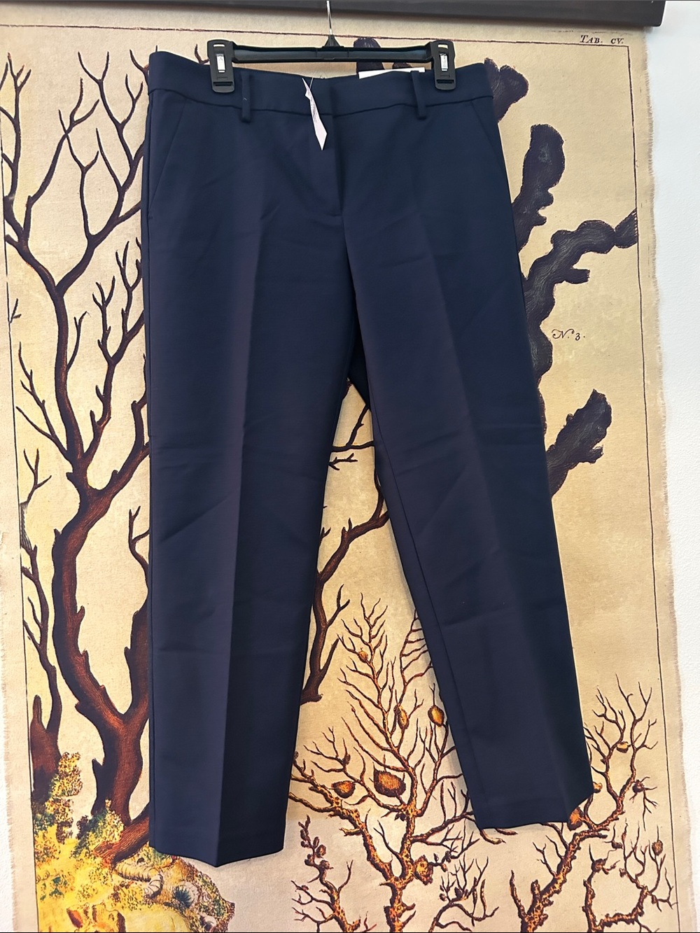 Women’s Loft The Riviera Slim Navy Dress Pants Size 8